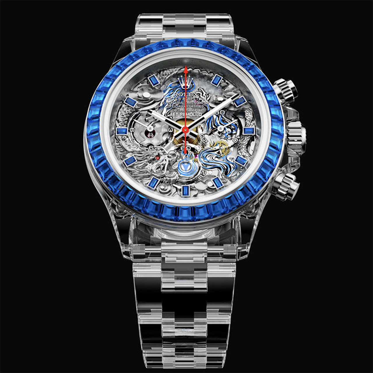 Sapphire Everything: The AET REMOULD Rolex Daytona SAPPHIRE LOONG (Retail: US$267,300) | WORLDTIMER